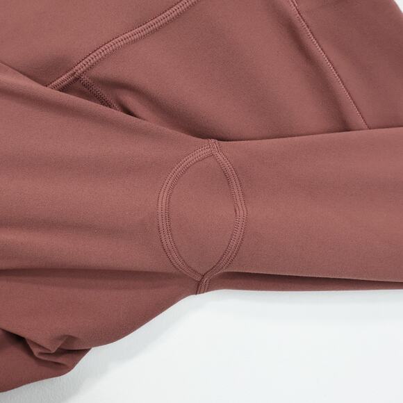 Athleta Salutation Stash Pocket II Capri Hearth Rose Brown Size Small - Picture 7 of 7
